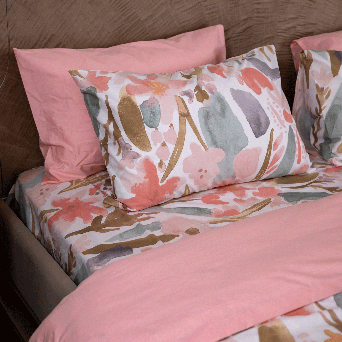 Royale-Peach Single Bedsheet Set