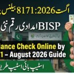BISP Balance Check Online by CNIC 8171